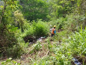 Mobil Bawa Pasutri-2 Balita Terjun ke Jurang Enrekang, Istri Tewas