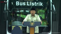 Kala Prabowo Tegur Aburizal Bakrie di Peresmian Pabrik Kendaraan Listrik