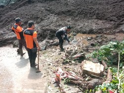 Longsor di Gitgit Buleleng, Akses Warga Lumpuh-Siswa Tak Bisa Sekolah