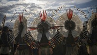 Aksi Warga Adat di Brasil Tuntut Pengakuan Wilayah Leluhur