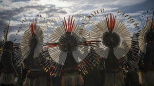 Aksi Warga Adat di Brasil Tuntut Pengakuan Wilayah Leluhur