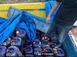 Pria di Mesuji Ditangkap karena Angkut BBM Ilegal, 2.970 Liter Solar Disita