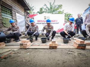 Polda Sumsel Bedah 37 Rumah, Ada Renovasi Total hingga Perbaikan Sebagian