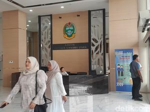 Suasana Kantor Gubsu Lengang di Hari Pertama Penerapan WFH