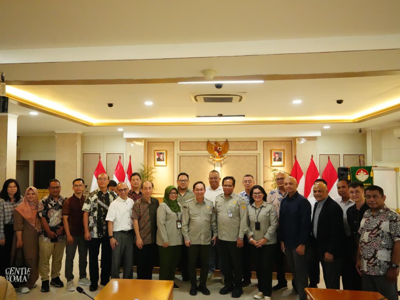 Rapat koordinasi Direktorat Jenderal Tanaman Pangan Kementan berbareng asosiasi dan pelaku upaya bagian kedelai, Kamis (9/4/2026). (Dok. Kementan)