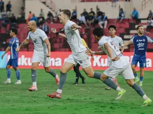 Luka Cumic Persembahkan Gol Perdananya di PSM untuk Anak dan Istri