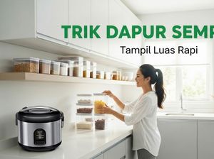 4 Cara Simple Bikin Dapur Sempit Terasa Lebih Luas dan Rapi