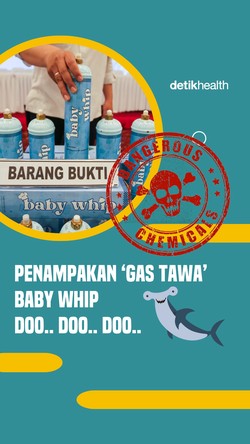 Video: Penampakan Baby Whip Sitaan BPOM-Bareskrim, Gas Tawa yang Dijual Ilegal