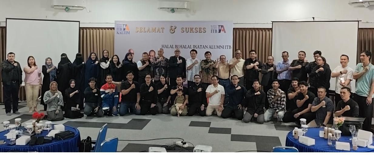 Semua Peserta yang hadir melanjutkan silahturahmi dan Halal Bi Halal. Foto Dok:  IA ITB KALTIM
