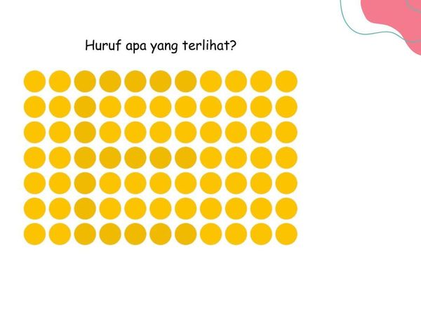 Huruf Apa yang Tersembunyi? Tak Banyak yang Bisa Lihat Tanpa Maju-Mundurkan Layar