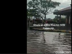 Viral Wisata Air di Rest Area KM 149 Padaleunyi, Jasamarga Turun Tangan