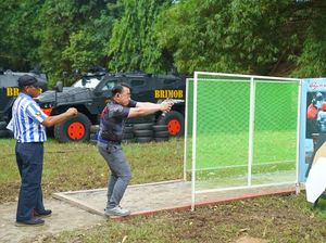 HUT Ke-81, Brimob Gelar Kejuaraan Menembak Internasional Brimob X-Treme