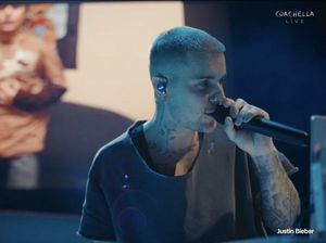 Video: Candaan YouTube Premium Katy Perry Warnai Penampilan Justin Bieber di Coachella