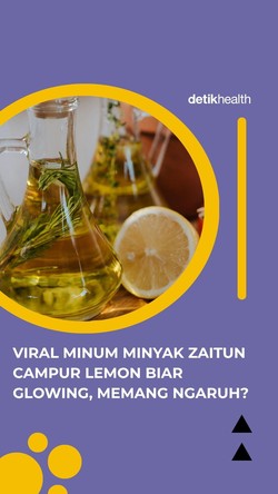 Video: Minum Ramuan Minyak Zaitun dan Air Lemon Bikin Kulit Glowing? Begini Faktanya