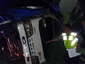 Gagal Nanjak, Truk Mundur dan Tabrak Pejalan Kaki hingga Tewas di Karangasem