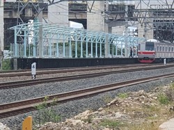 Progres Stasiun KRL JIS yang Ditargetkan Operasi Juni