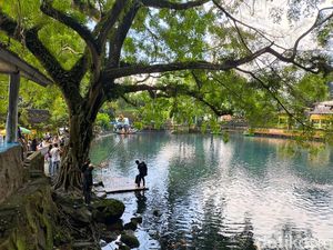 Sensasi Melepas Penat di  Telaga Biru Cicerem Kuningan