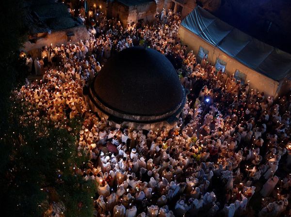 Tradisi Suci di Yerusalem, Umat Ethiopia Rayakan Api Suci