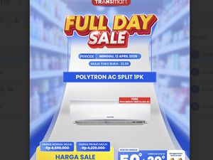 Diskon Jumbo AC Split 1 PK Polytron di Transmart Full Day