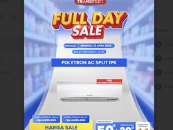 Diskon Jumbo AC Split 1 PK Polytron di Transmart Full Day