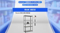 Transmart Full Day Sale! Beli Rak Besi Lebih Murah