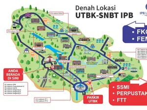 Link Denah Lokasi UTBK 2026 IPB, UNJ, hingga UB, Survei Dulu Yuk!