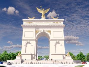 Trump Pamer Desain Terbaru Gapura Kemenangan, Klaim Paling Indah Sedunia