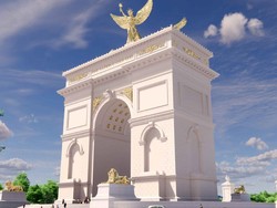 Desain Gapura Kemenangan yang Dibanggakan Trump Dikritik Habis-habisan!