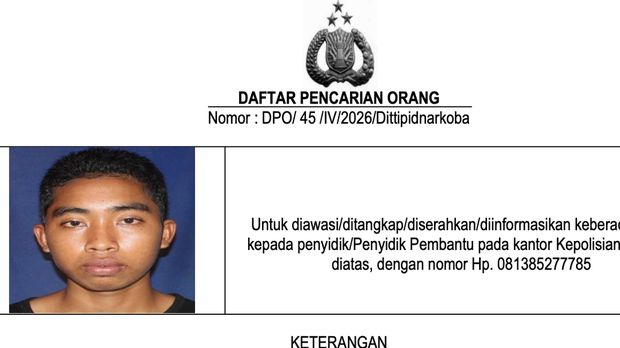 Gede Suwitrayasa namalain Desu, DPO Bareskrim Polri mengenai peredaran narkoba di THM Bali.