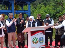 Pesan Gubernur Khofifah Saat Groundbreaking Jalur Lingkar Kaldera Tengger