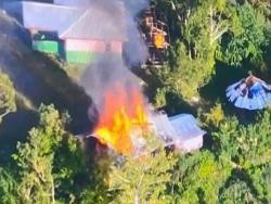 Serangan Brutal OPM Bakar Rumah-Tembak 5 Warga Termasuk Balita di Puncak