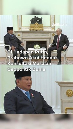 Video: Di Hadapan Putin, Prabowo Akui Mau Konsultasi Geopolitik