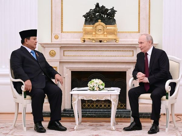 Momen Akrab Pertemuan Prabowo dan Putin di Moskow
