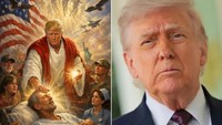 Ramai Dihujat, Trump Hapus Gambar AI Dirinya Mirip Yesus