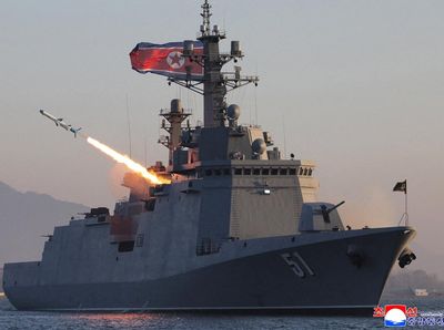 Kim Jong Un Puas, Uji Coba Rudal dari Kapal Perang Sukses