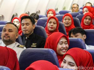 Lion Air Berangkatkan 198 Awak Kabin untuk Penerbangan Haji Global