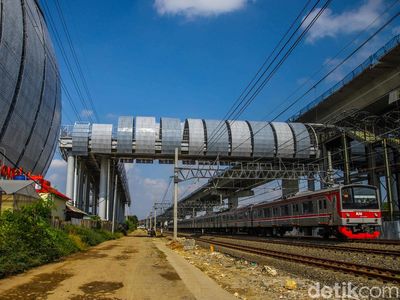 Melihat Progres Proyek Stasiun JIS, Ditarget Beroperasi Juni 2026