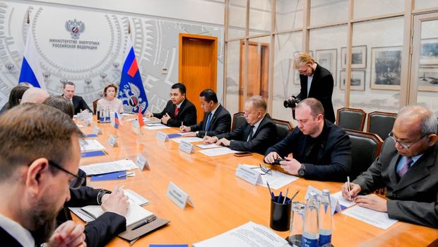 Menteri ESDM Bahlil Lahadalia berjumpa Menteri Energi Rusia Sergey Tsivilev