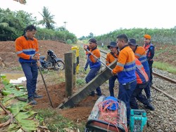 KAI Tertibkan 17 Perlintasan Liar di Sumut, Terbanyak di Asahan