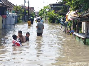 Banjir Datang Tengah Malam Rendam 14 Desa di Sukoharjo