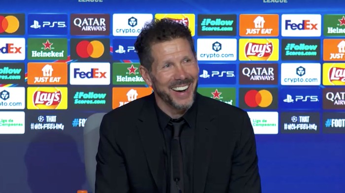 Video Senyum Lebar Simeone Bawa Atletico ke Semifinal Liga Champions