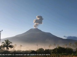 Gunung Lewotobi Laki-laki Meletus Lagi, Waspada Banjir Lahar