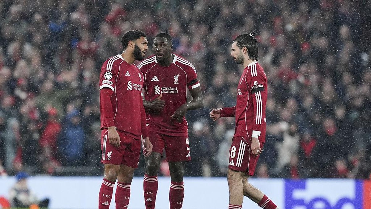 Ibrahima Konate minta Liverpool fokus kejar finis lima besar di Liga Inggris. (PA Images via Getty Images/Peter Byrne - PA Images)