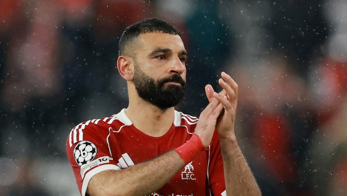 Mohamed Salah mengakhiri Liga Champions bersama Liverpool dengan pahit. (REUTERS/Phil Noble)