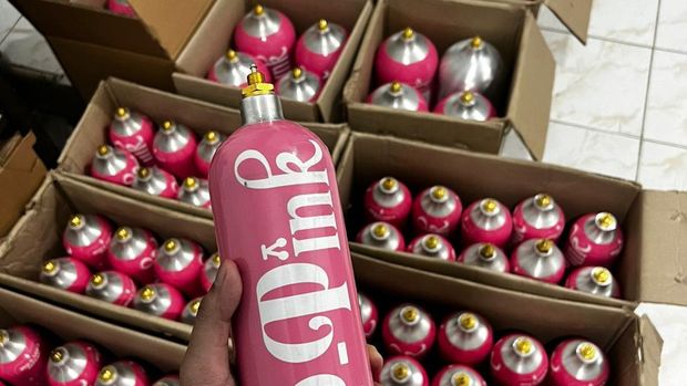 Produsen Whip-pink di Kemayoran, Jakpus digerebek Bareskrim Polri.