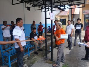 Rekonstruksi Pembunuhan Pria Curi Sawit di Sergai, Pelaku Terancam 20 Tahui Bui