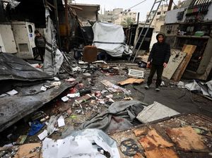 Video: Dampak Serangan Udara Israel di Kota Gaza: Bangunan Hancur-5 Tewas