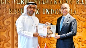 Waka MPR dan Dubes UEA Bertemu Bahas Kerja Sama Bidang Energi Terbarukan