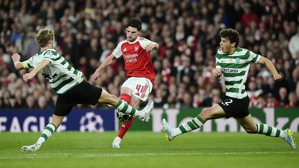 Arsenal Vs Sporting CP Imbang di Babak Pertama