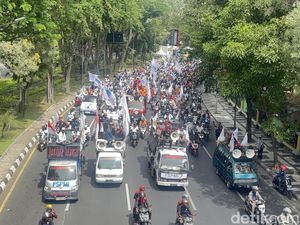 Waspada Macet! Buruh Bakal Demo Pra May Day di Surabaya Siang Ini